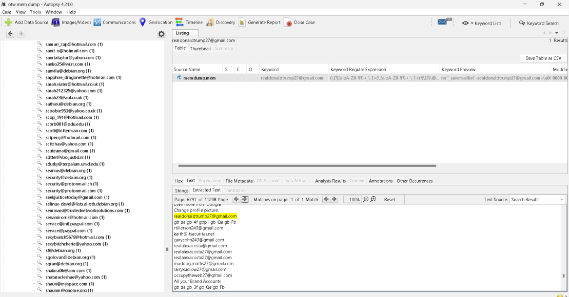 Archived script and data file screenshot