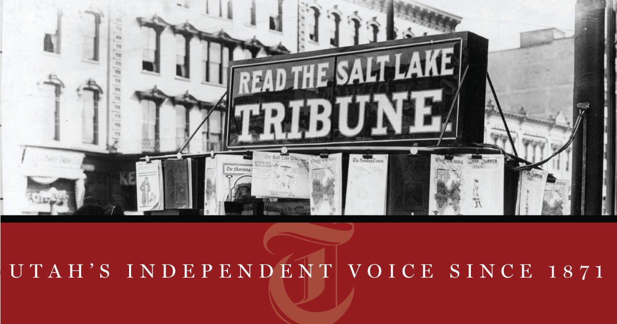 Salt Lake Tribune newspaper image